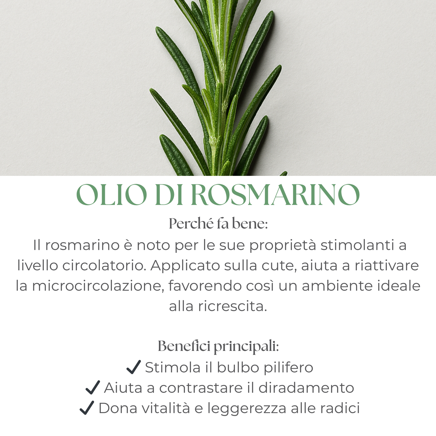 Rosmhair Oil – Trattamento Rinforzante e anticaduta per capelli e cuoio capelluto