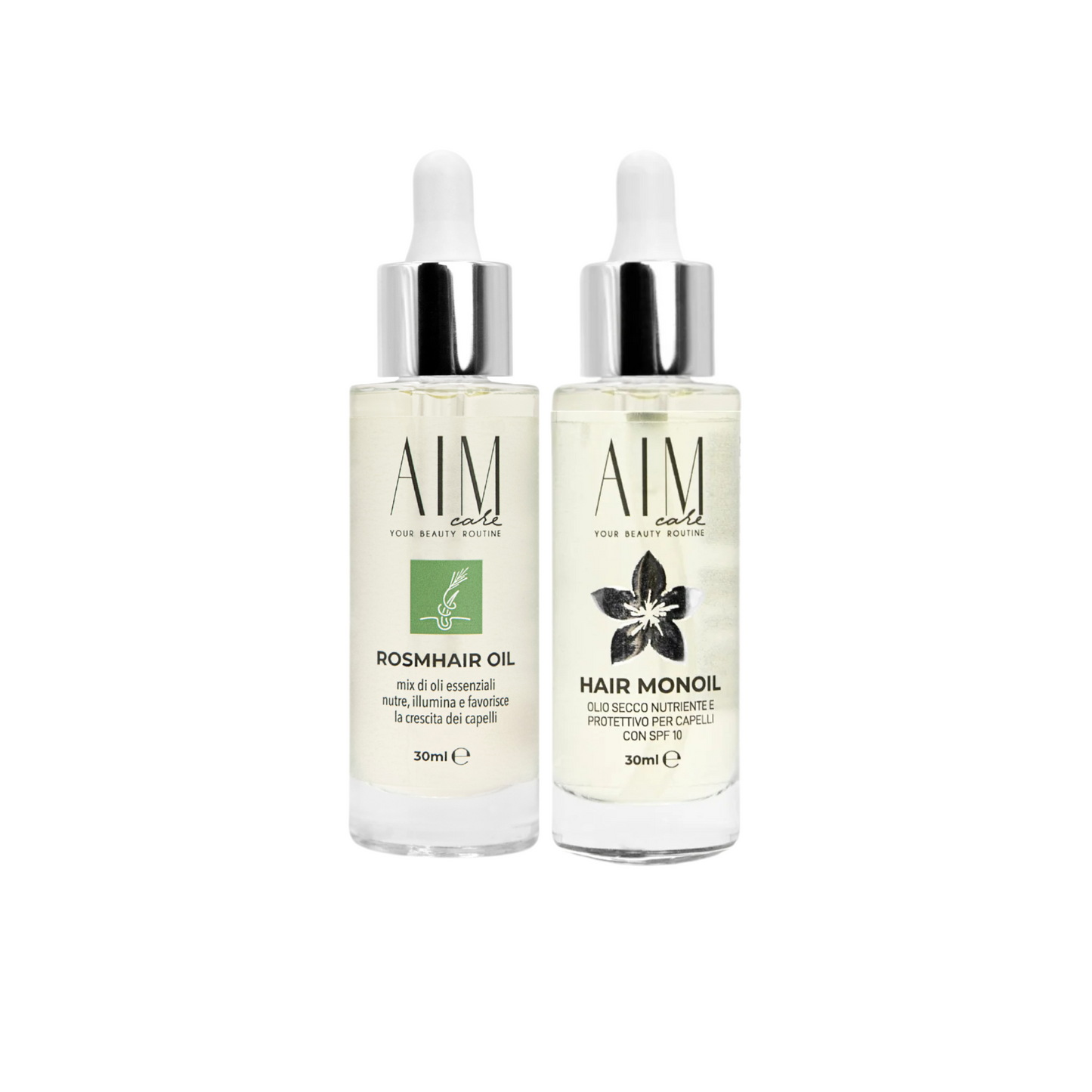 Rosmhair Oil & Hair Monoil - Kit oli per cuoio capelluto e lunghezze