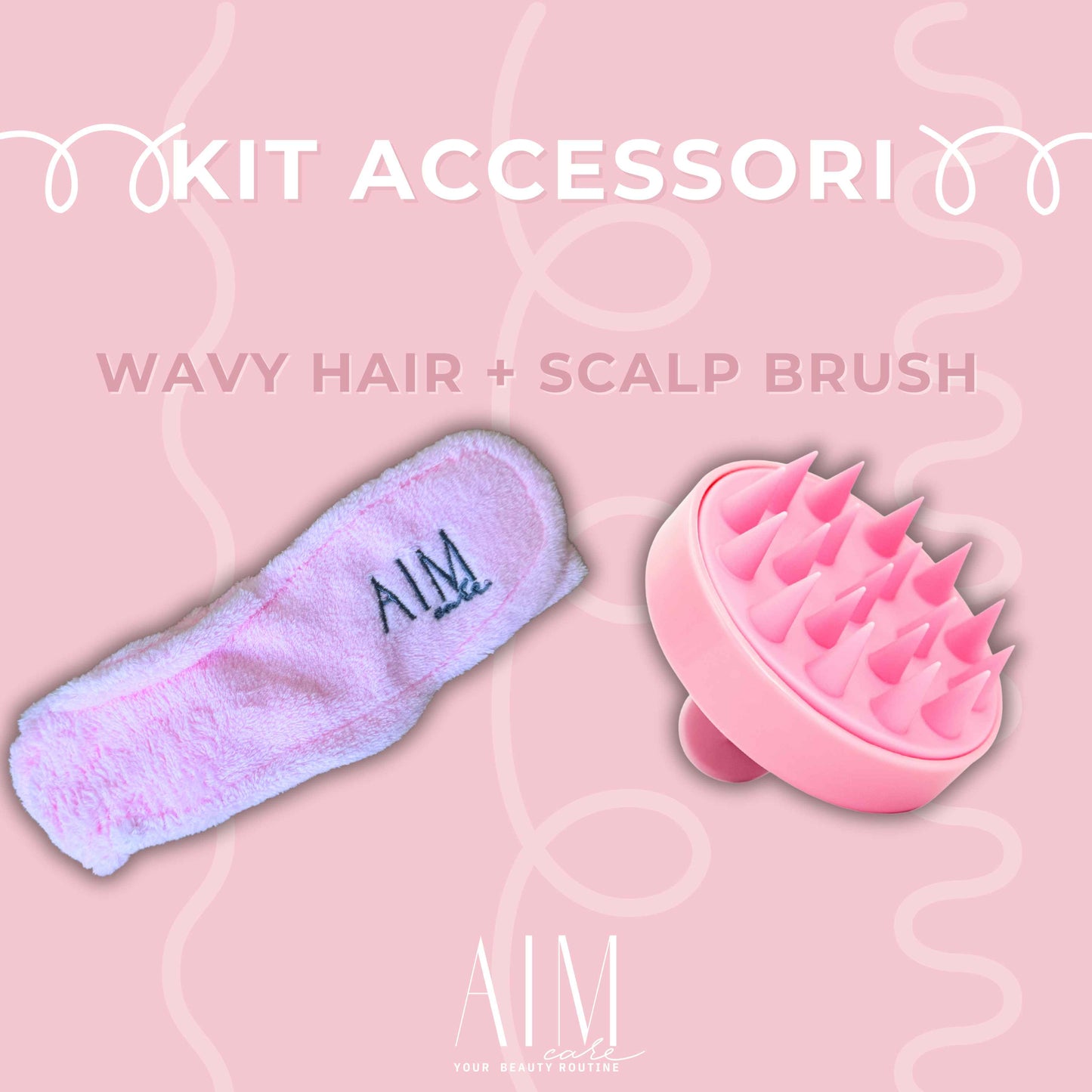 Kit accessori wavy hair + scalp brush