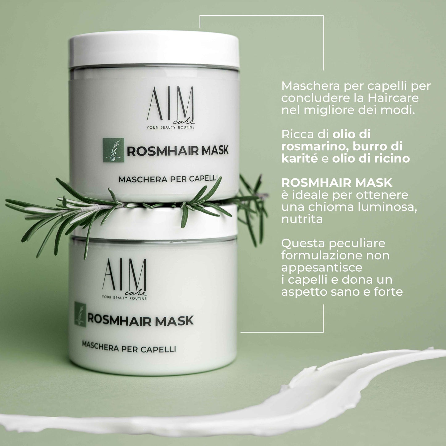 Rosmhair mask